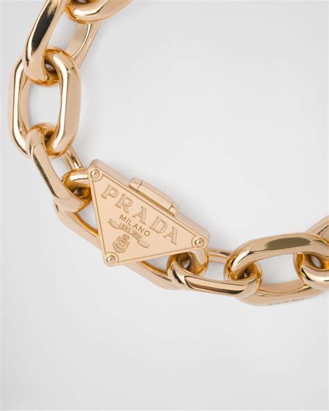 prada eternal gold bracelet|Prada gold jewelry.